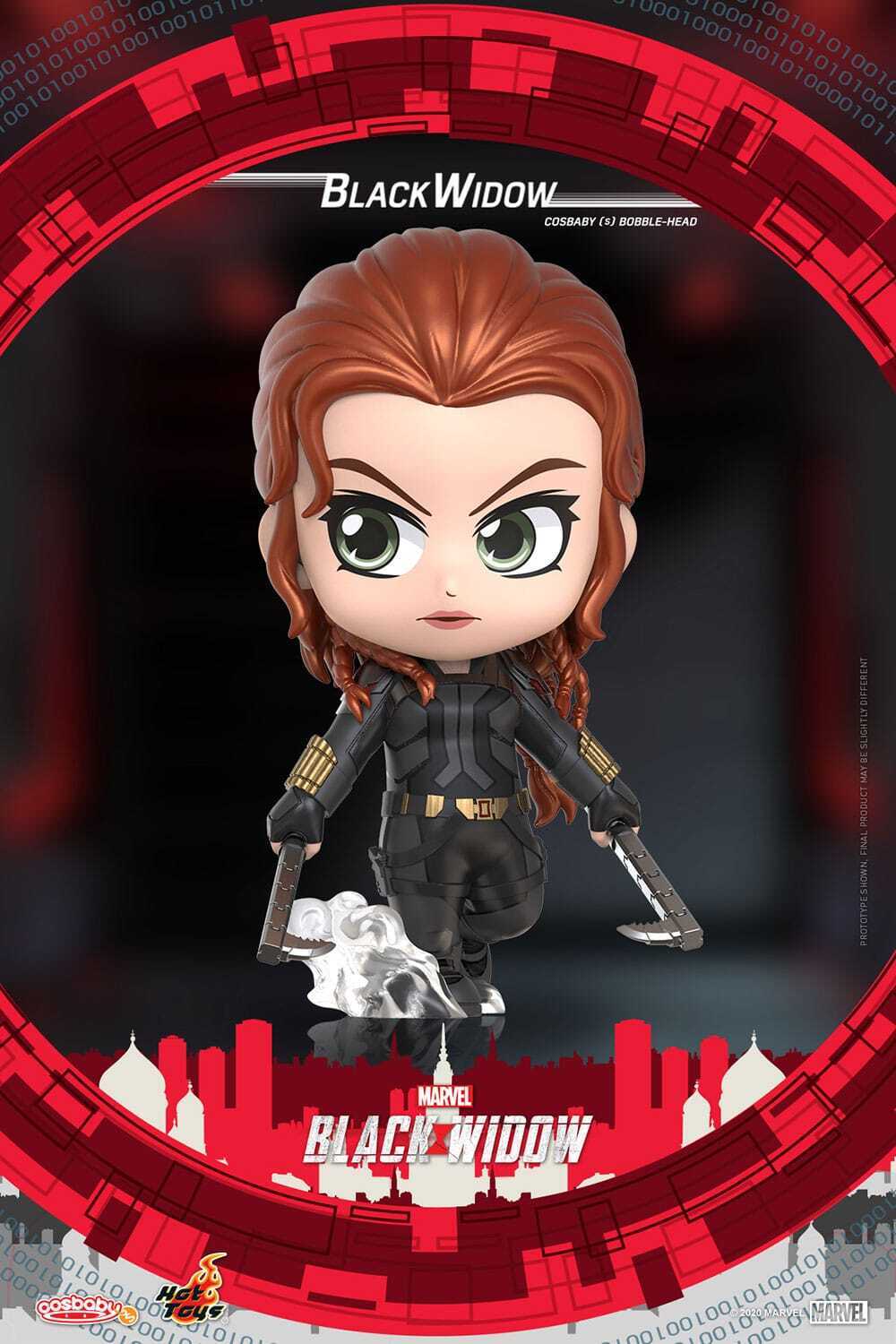 Black Widow Figur Cosbaby Minifigur Black Widow / Taskmaster ca. 10 cm