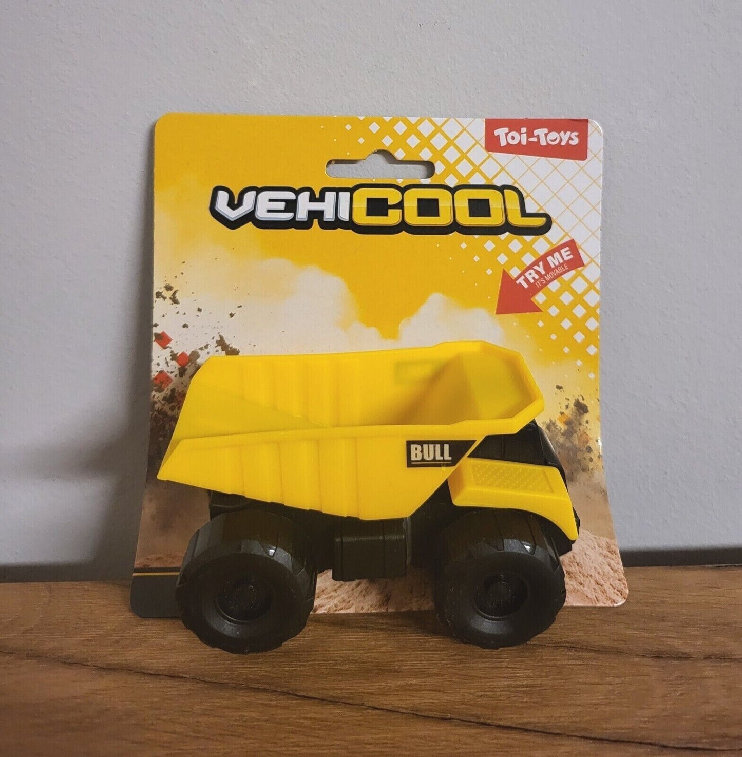 Baufahrzeug Mini Bagger Kippe Radlader Gelenkradlader Spielzeug Kinder Geschenk gelb Auto