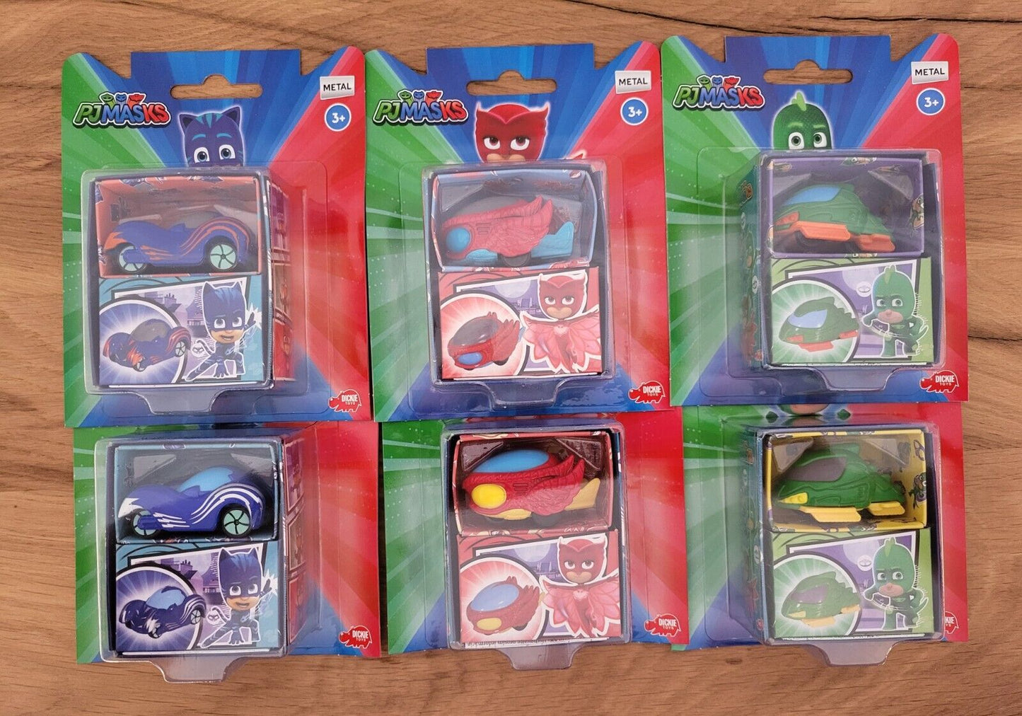 Pj Masks Spielzeug Autos Dickie Kinder Racer Geschenkbox Cat boy / Owlette / Gekko