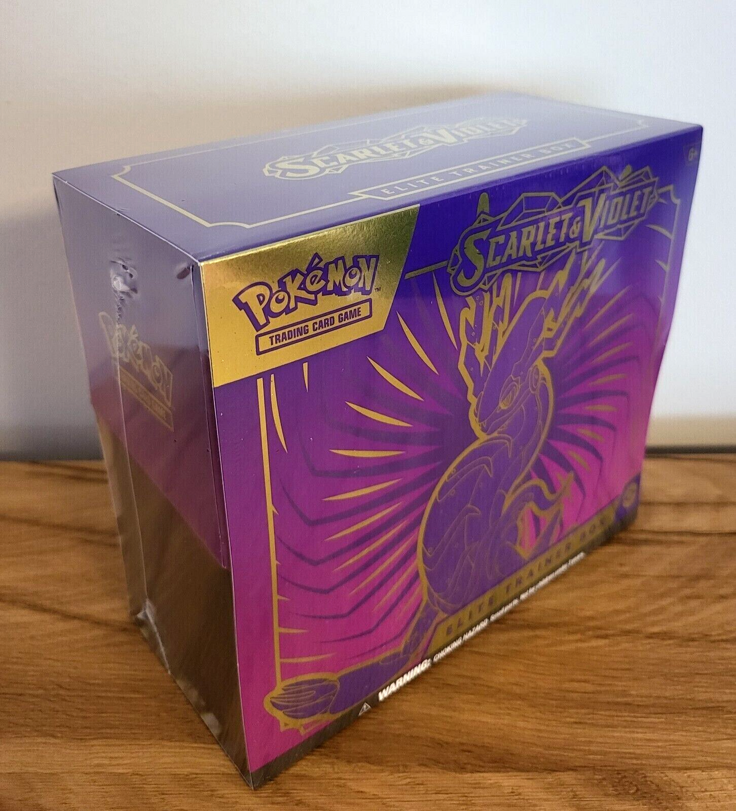 Pokemon Karmesin & Purpur ETB Miraidon Top Trainer Box Booster EN NEU & OVP 2023
