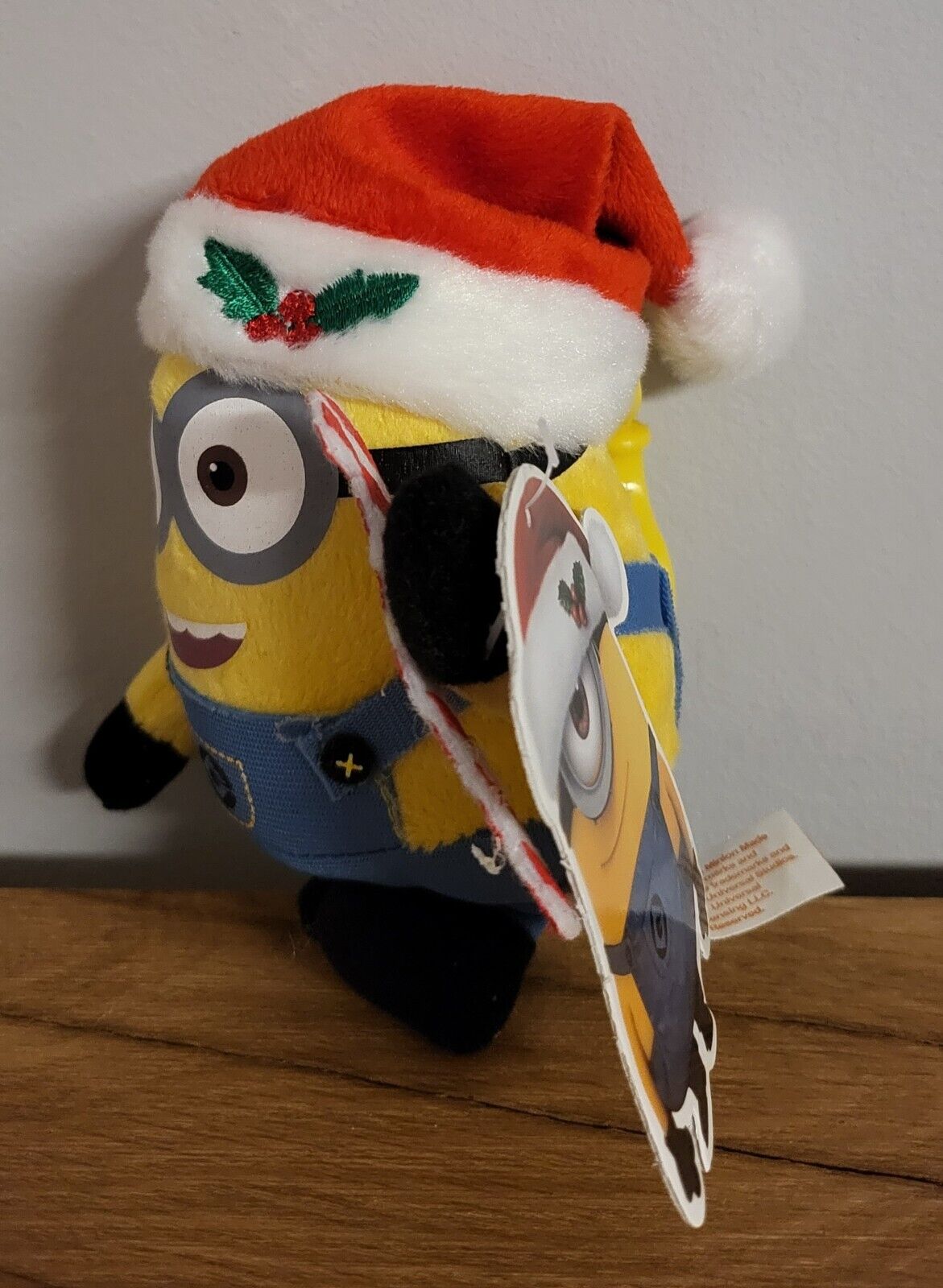 Minions Weihnachtsminion X-Mas 3fach sortiert Kevin/ Stuart /Otto Plüsch Bag Clip Schlüsselanhänger 13cm