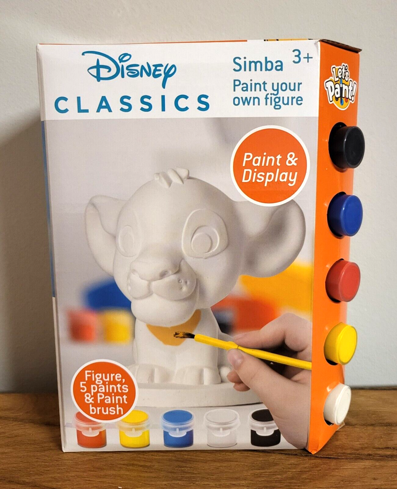 Disney Simba Figur zum Bemalen Lion King König der Löwen Farbe Pinsel Malen 14x19cm