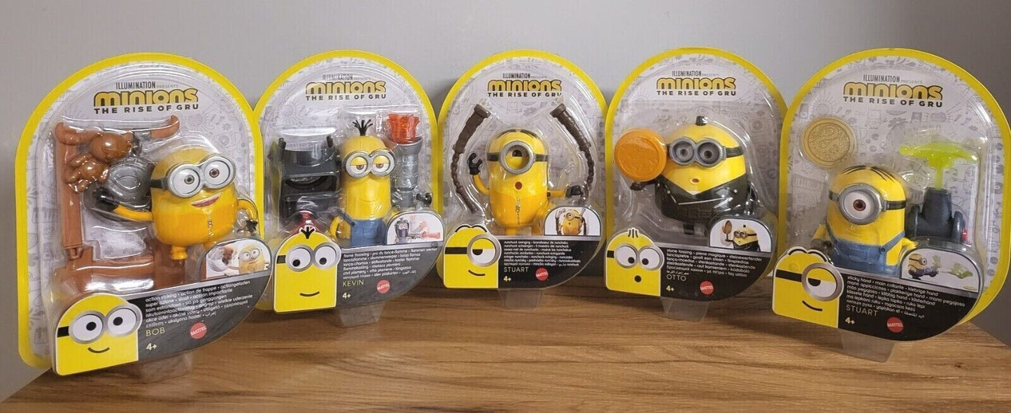 Minions Actionfigur Spielzeug Bob / Stuart / Otto / Kevin Spielfigur Zubehör Kinder ca. 10cm sortiert