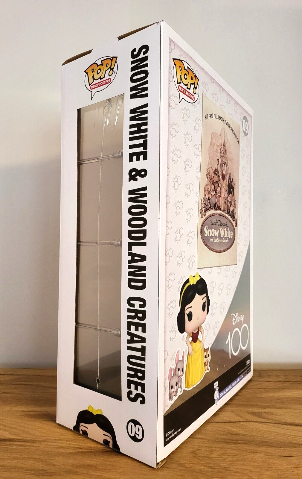 Disney 100 Jahre/ 100th Anniversary POP Vinyl Figur Movie Posters Schneewittchen HARTCASE #09 NEU