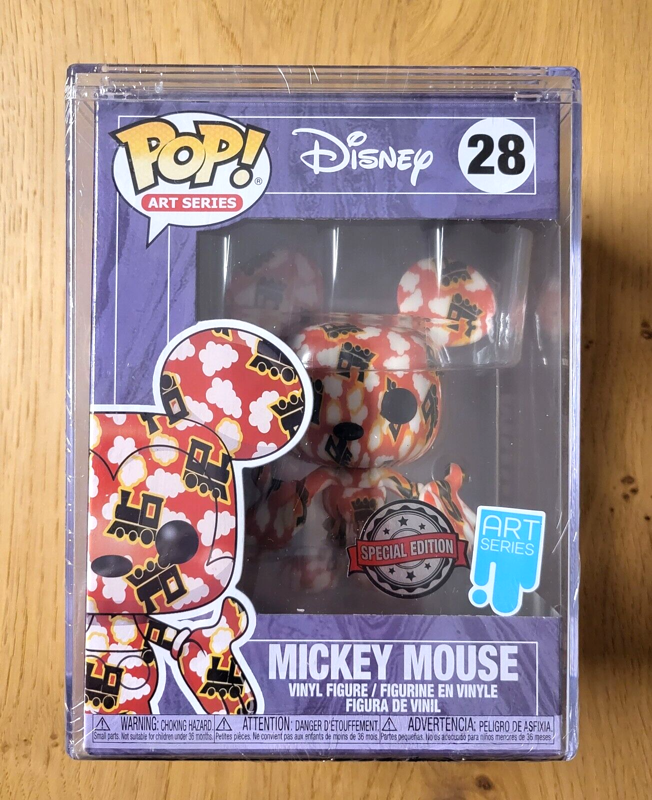 POP! Disney Mickey Mouse #28 - Sonderedition Art Series Funko inkl. Hardcase NEU & OVP