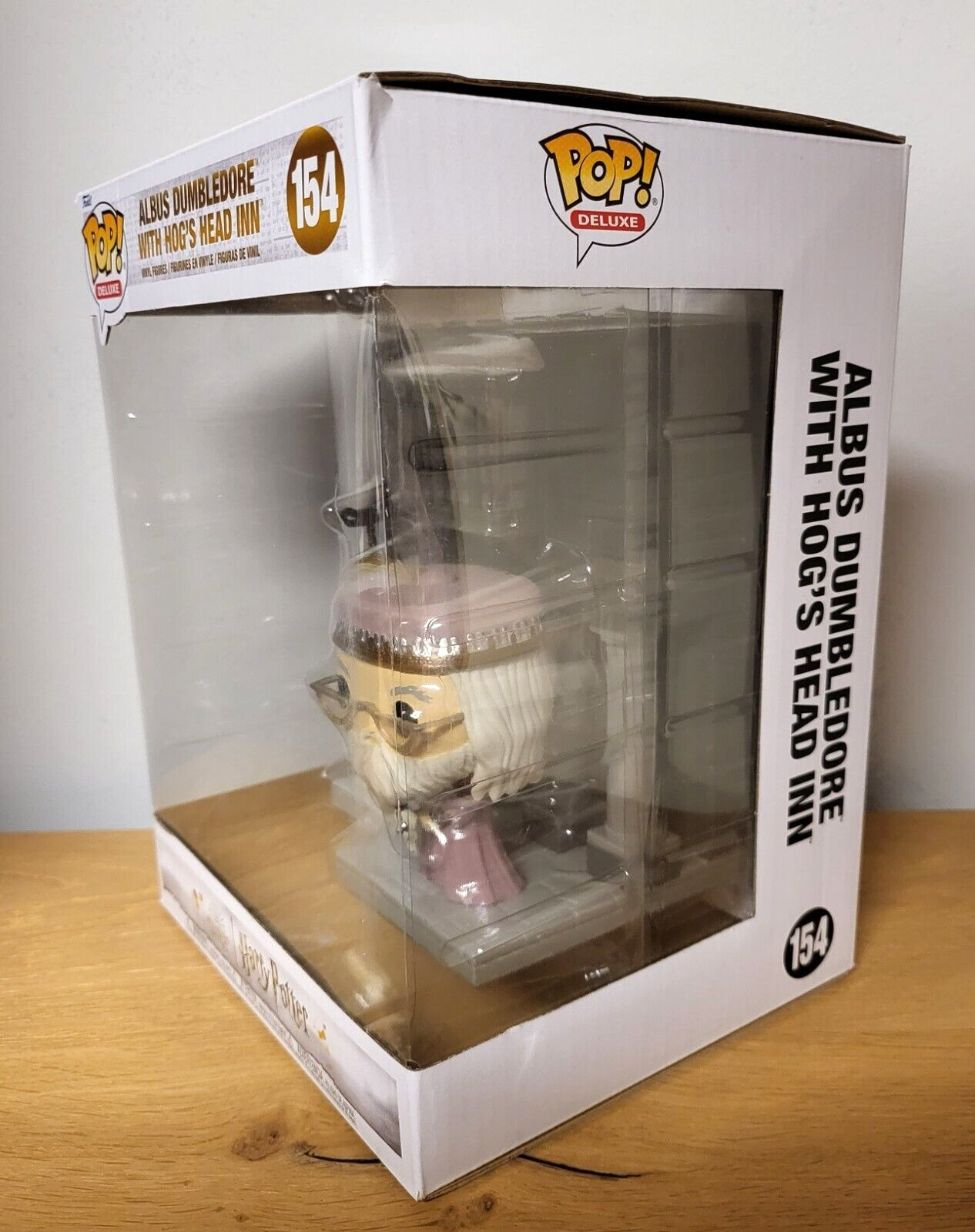 Harry Potter Funko POP! Deluxe Vinyl Figur Albus Dumbledore mit Hog's Head Inn #154 NEU
