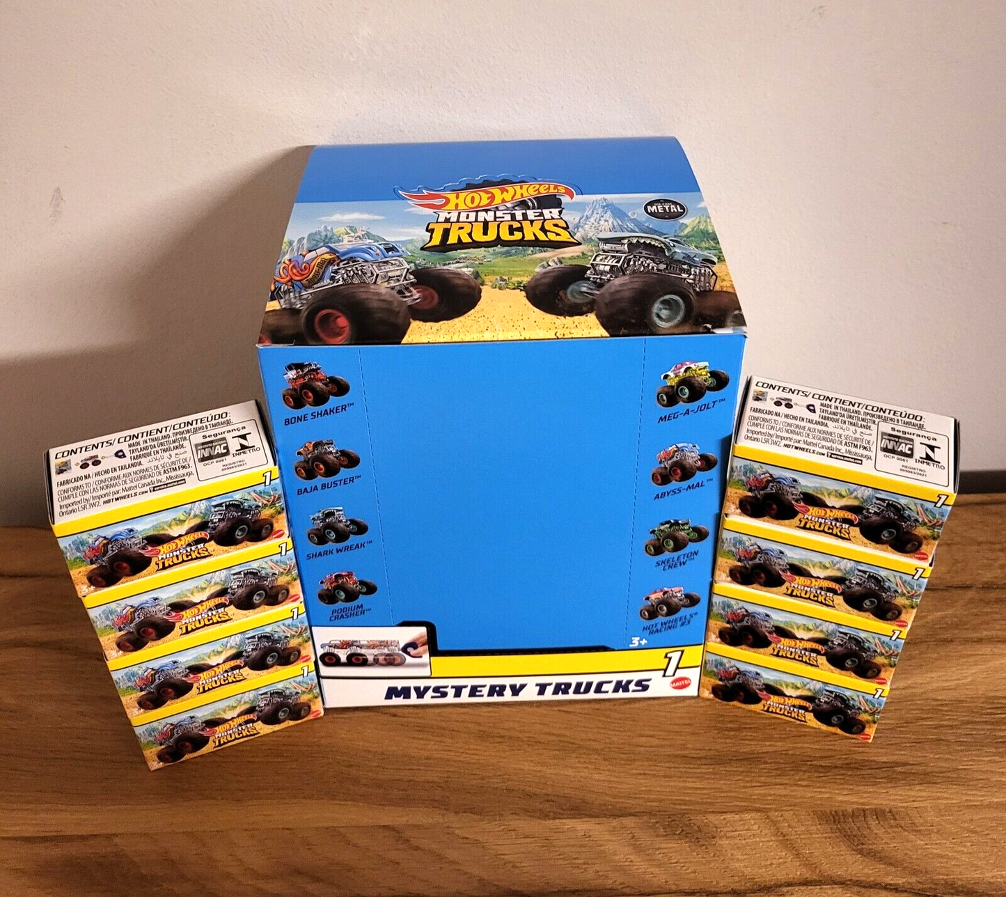 Hot Wheels Monster Trucks Sammelfiguren Cars Autos Mini Truck im Blindpack