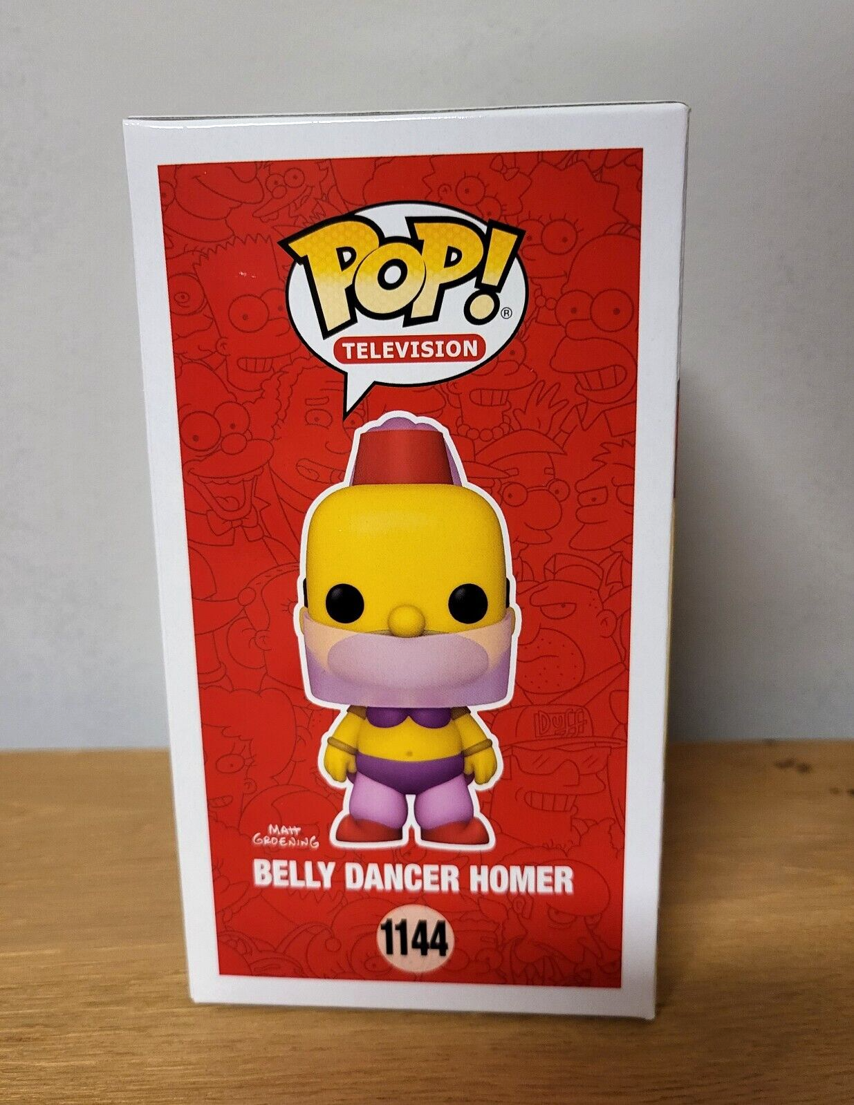 Pop! The Simpsons Belly Dancer Homer #1144 Summer 2021 Limited Edition Funko NEU