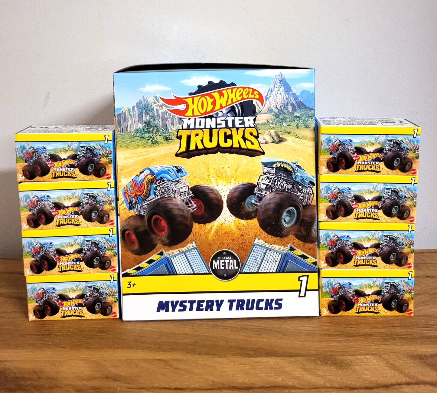 Hot Wheels Monster Trucks Sammelfiguren Cars Autos Mini Truck im Blindpack