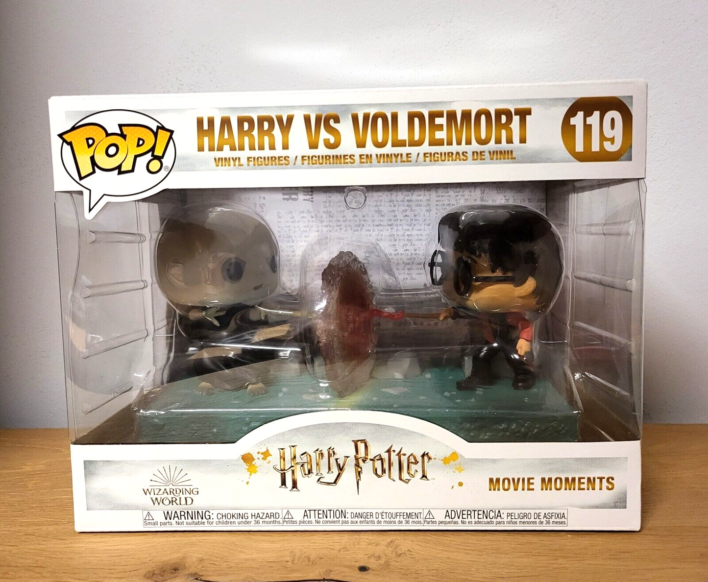 Harry Potter POP Vinyl Figur Harry vs.Voldemort #119 Funko Movie Moments NEU&OVP