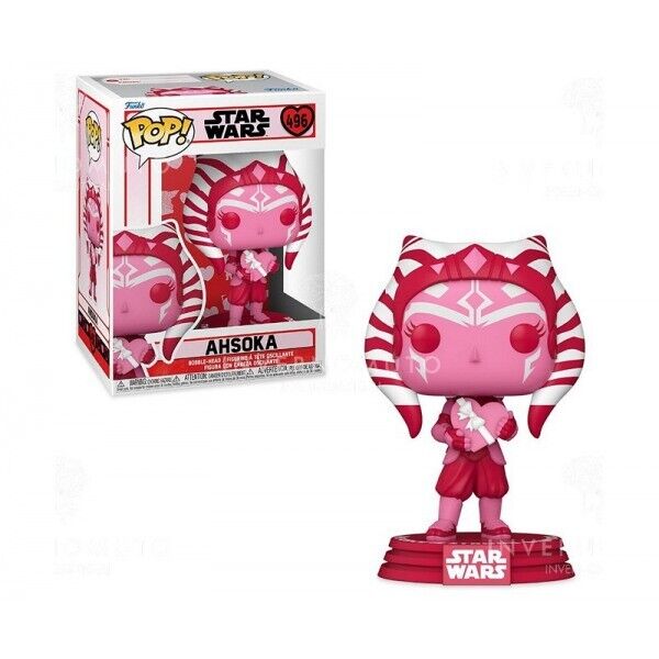 POP! Star Wars Vinyl Figur - Valentines Ahsoka Sonderedition Funko #496 NEU &OVP