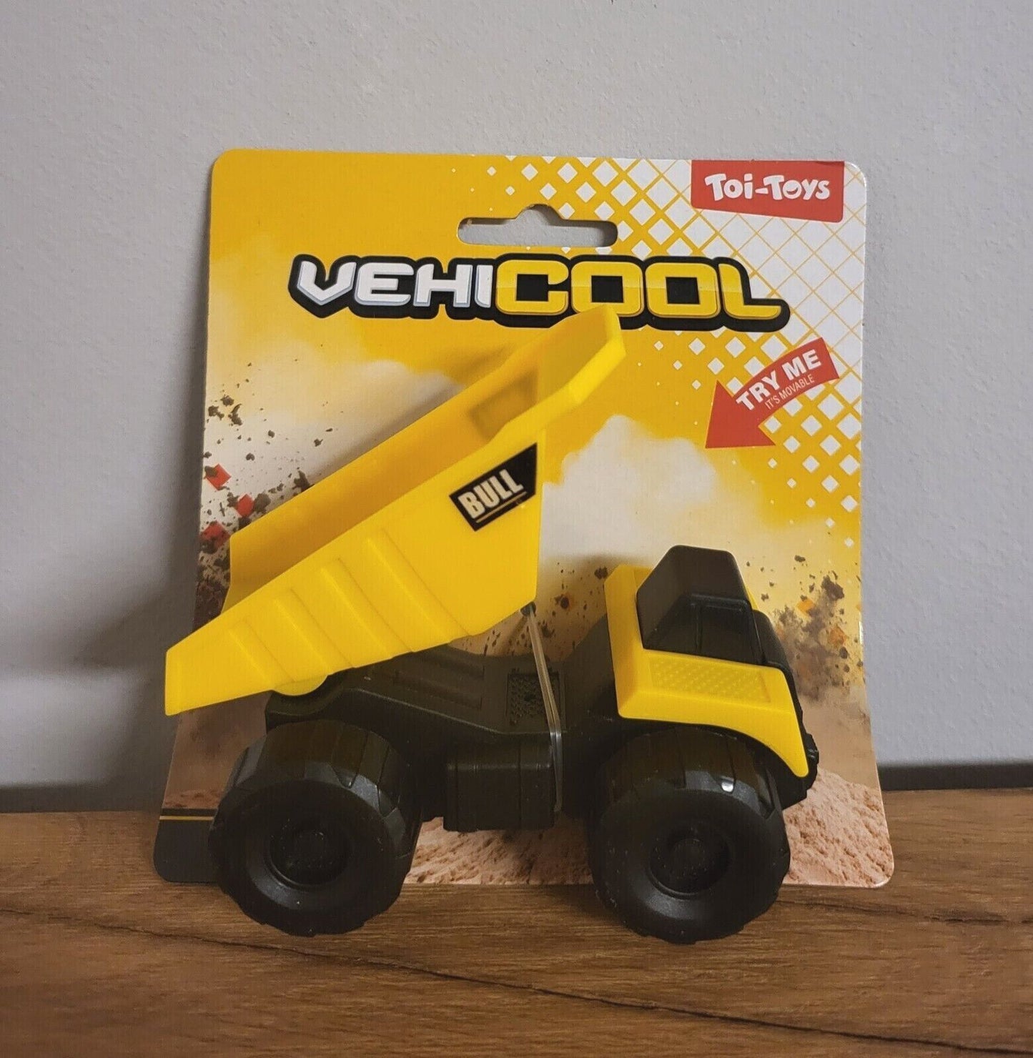 Baufahrzeug Mini Bagger Kippe Radlader Gelenkradlader Spielzeug Kinder Geschenk gelb Auto
