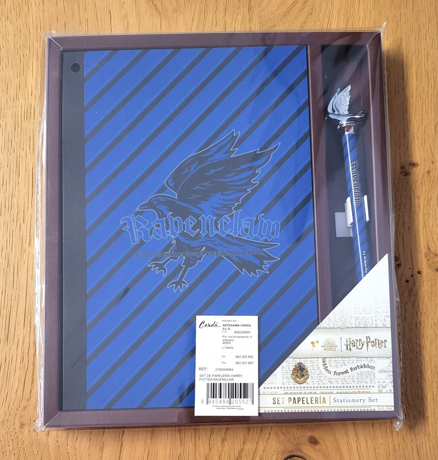 Harry Potter Wizarding World Ravenclaw Notizbuch mit Stift Set Hardcover Notizblock Heft NEU&OVP