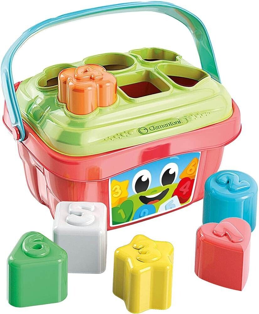 Clementoni Baby Formen Sortierbox Steckspiel Lernspielzeug,Farben,Zahlen NEU & OVP