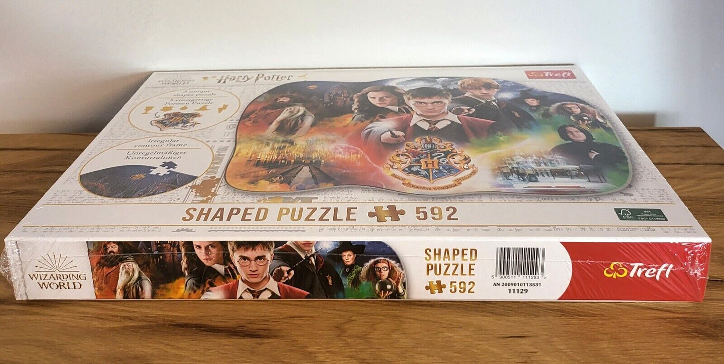 Harry Potter Formenpuzzle Trefl 592 Teile 5 einzigartige Formen Puzzle NEU & OVP