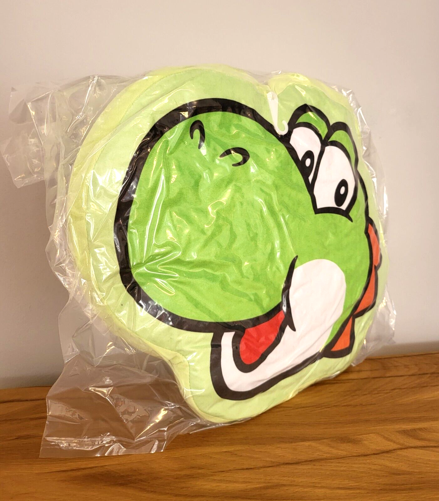 Super Mario Plüsch Yoshi 3D Kissen Geformter Velours Spielzeug Kinder Deko ca. 40cm NEU