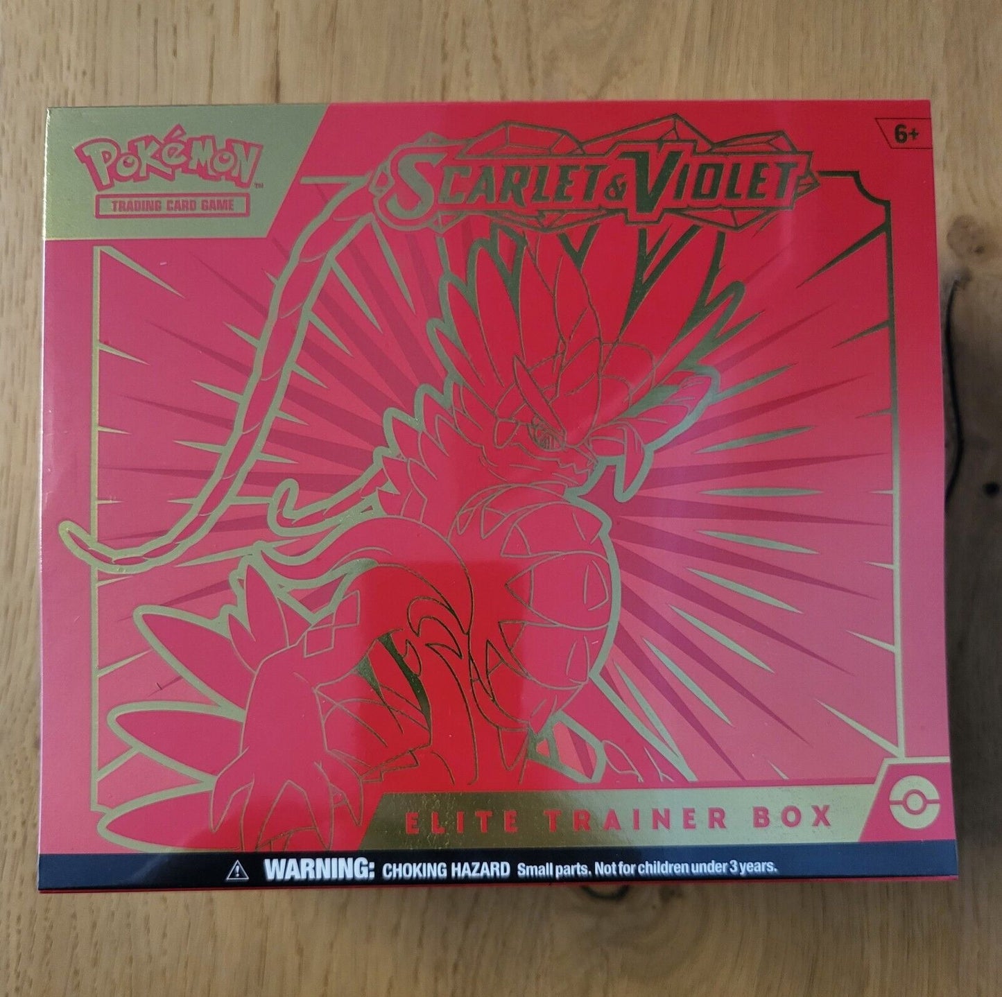 Pokemon Karmesin & Purpur ETB Koraidon Top Trainer Box Booster EN NEU & OVP 2023