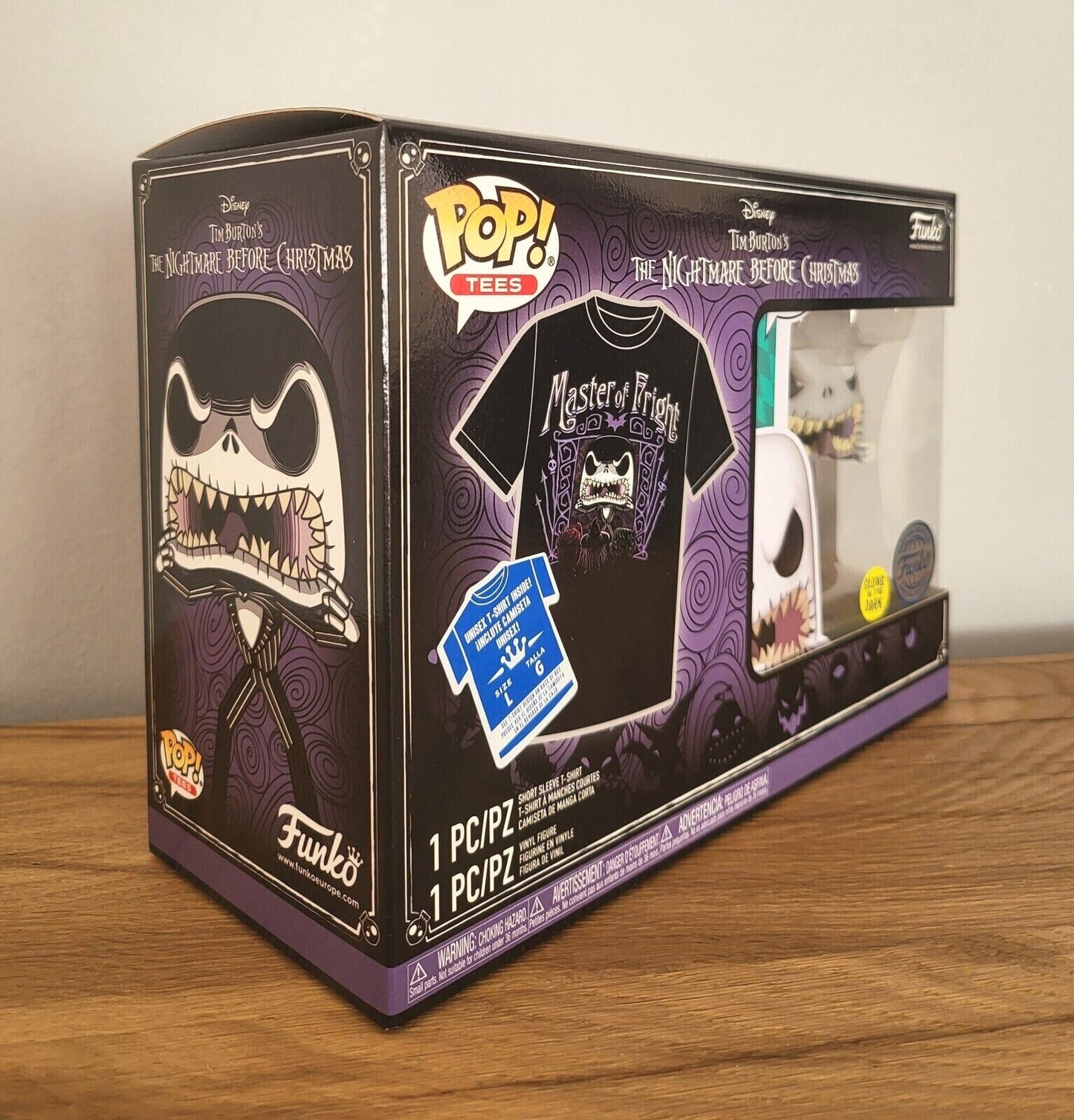 Nightmare Before Christmas POP! Vinyl Figur T-Shirt Set Jack Skellington sortiert NEU & OVP