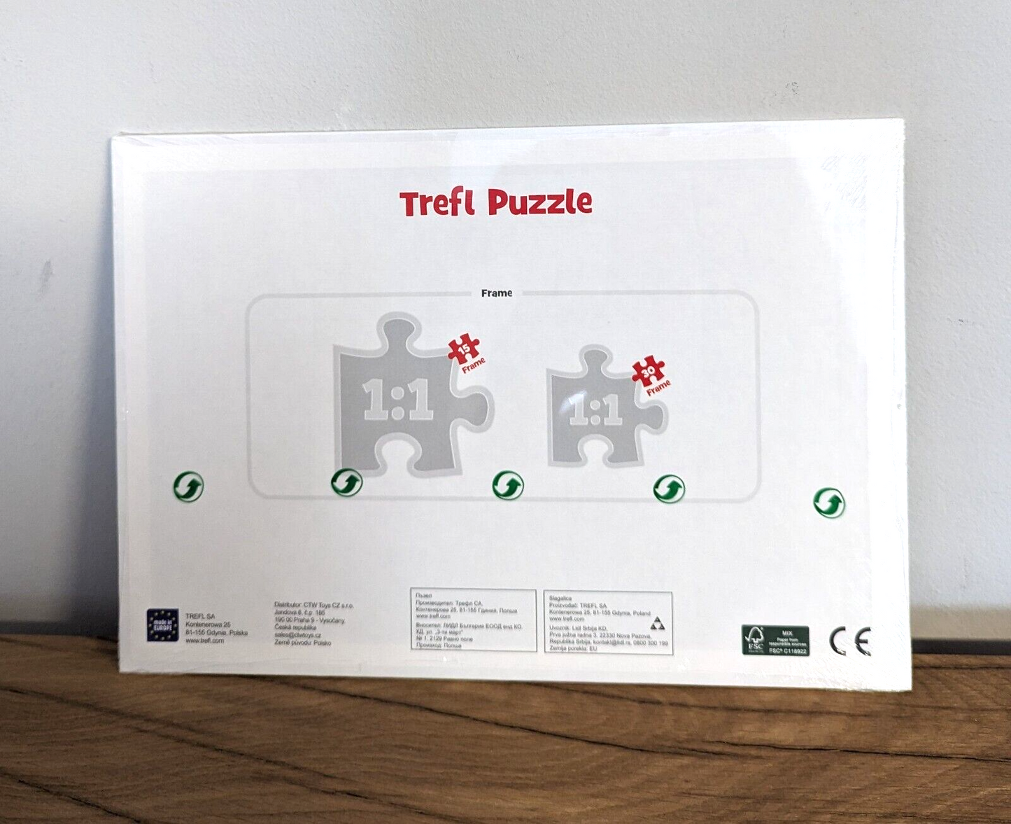 Paw Patrol Puzzle Trefl 15 Teile ab 3 Jahren Spielzeug Chase Skye Zuma Rocky NEU