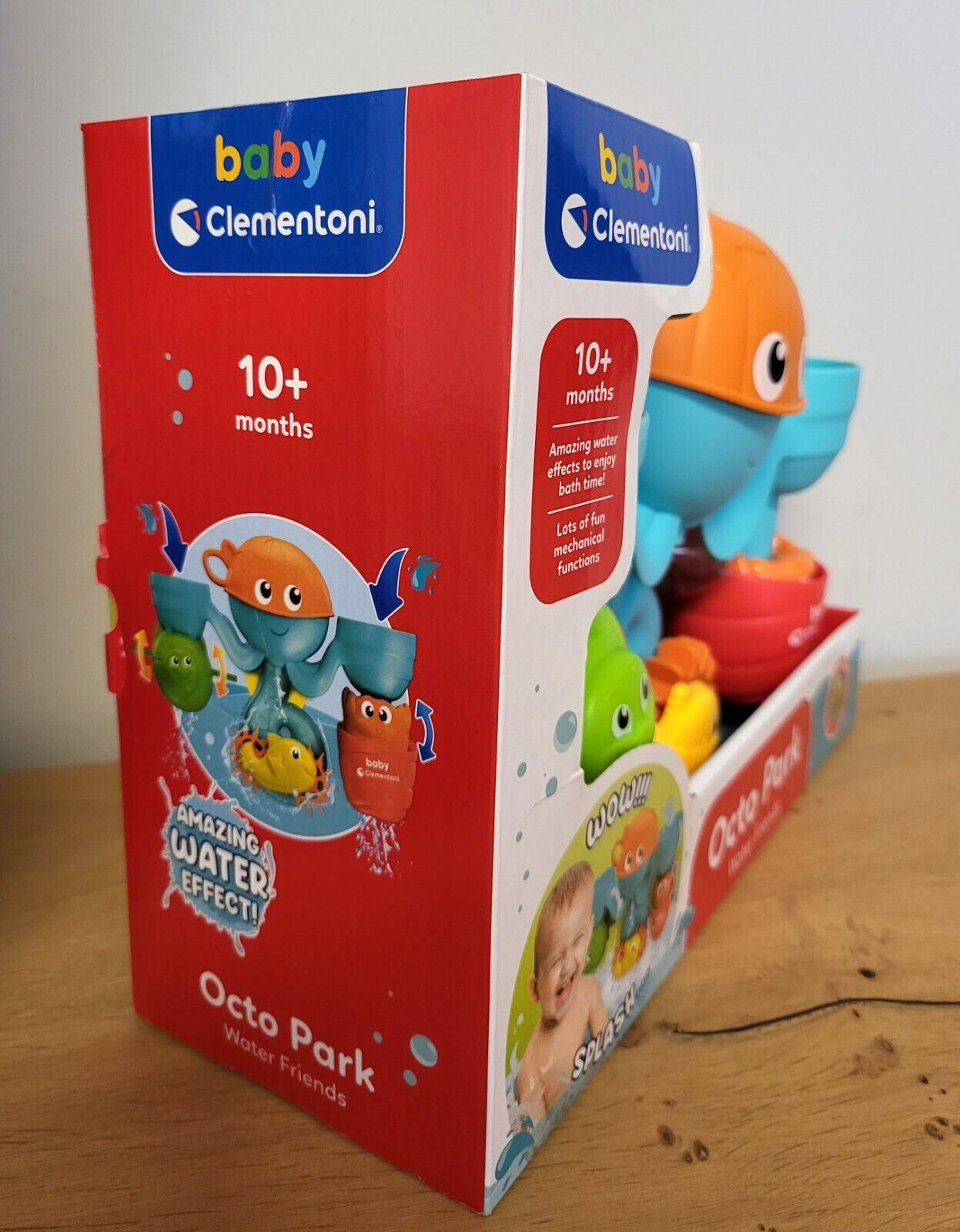 Badespielzeug Clementoni Baby Octo Park Bade Freunde Wasserpark Set Spiel NEU