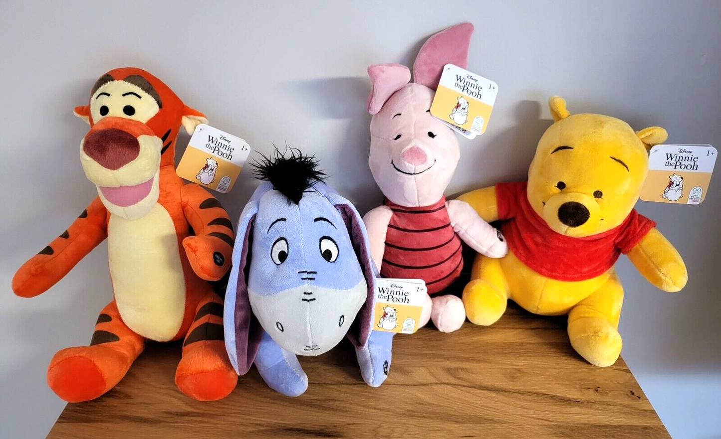 Disney Plüsch Stofftier Kuscheltier Figur I‑Aah IA Plüschtier Esel aus Winnie Puuh mit Sound NEU