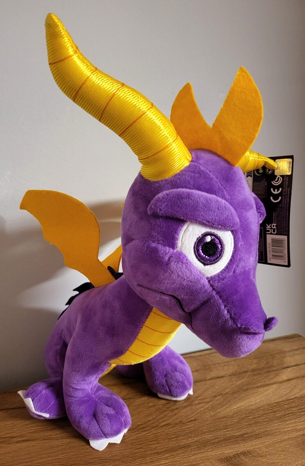 Plüschtier Kuscheltier Spyro der Drache Plüsch Dragon Stofftier ca. 32x30cm NEU