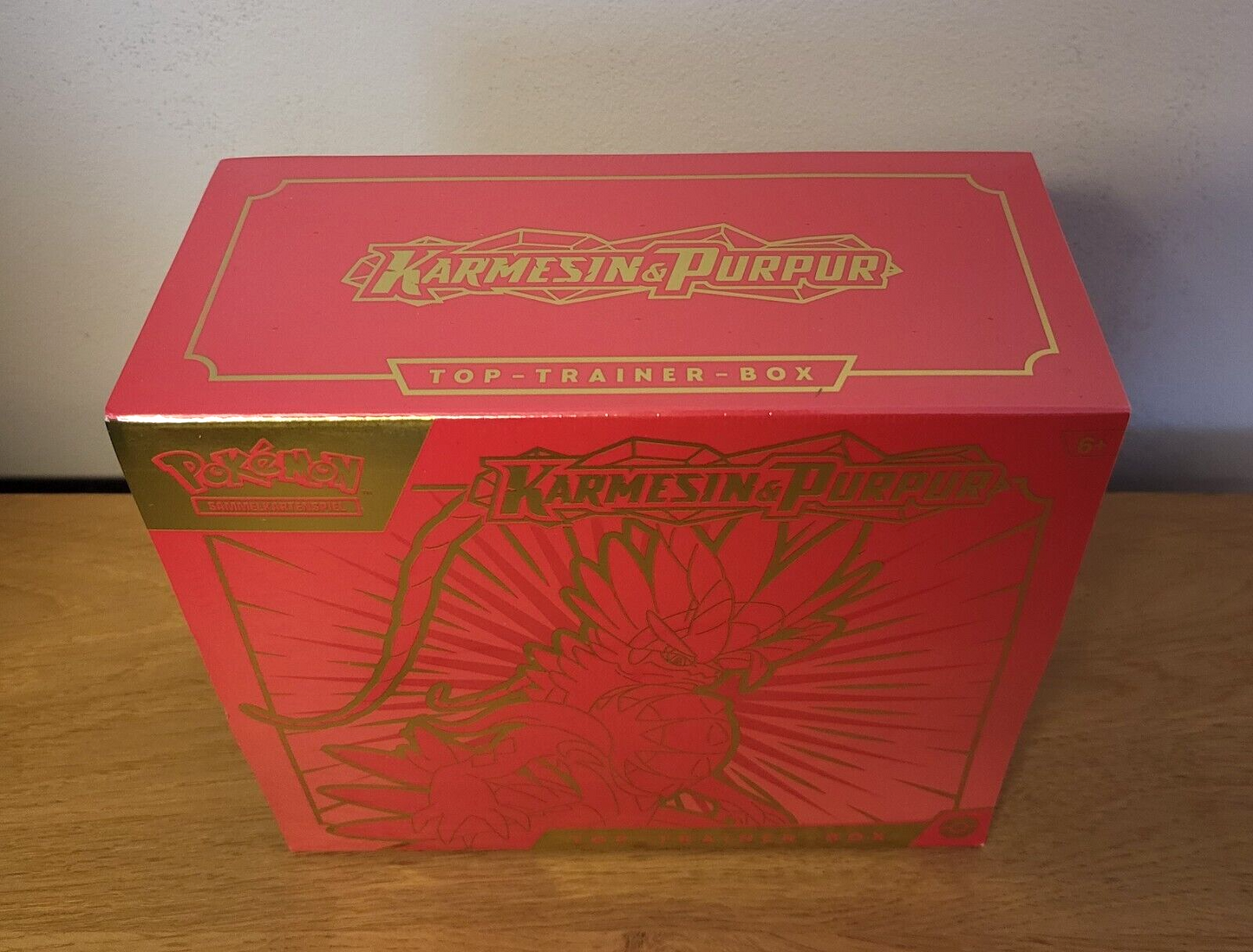Pokemon Karmesin & Purpur ETB Koraidon Top Trainer Box Booster DE NEU & OVP 2023