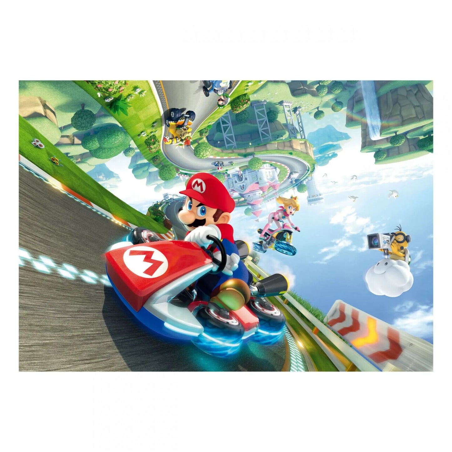 Mario Kart Puzzle Funracer 1000 Teile Winning Moves Spiel Geschenk Super Mario NEU & OVP