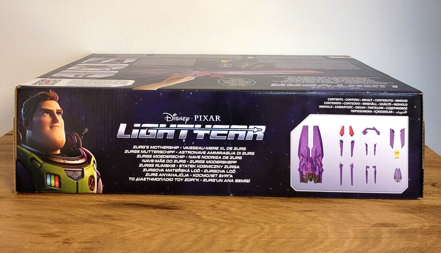 Mattel Disney Roboter Zurg Schiff Lightyear Raumschiff XL Ship Figur Toy Story Licht & Ton 50cm