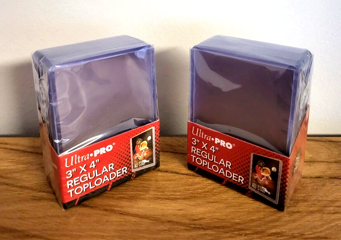 Ultra Pro Regular Toploader 3x4 Kartenhüllen TCG 50 Stück für Pokemon, Magic NEU