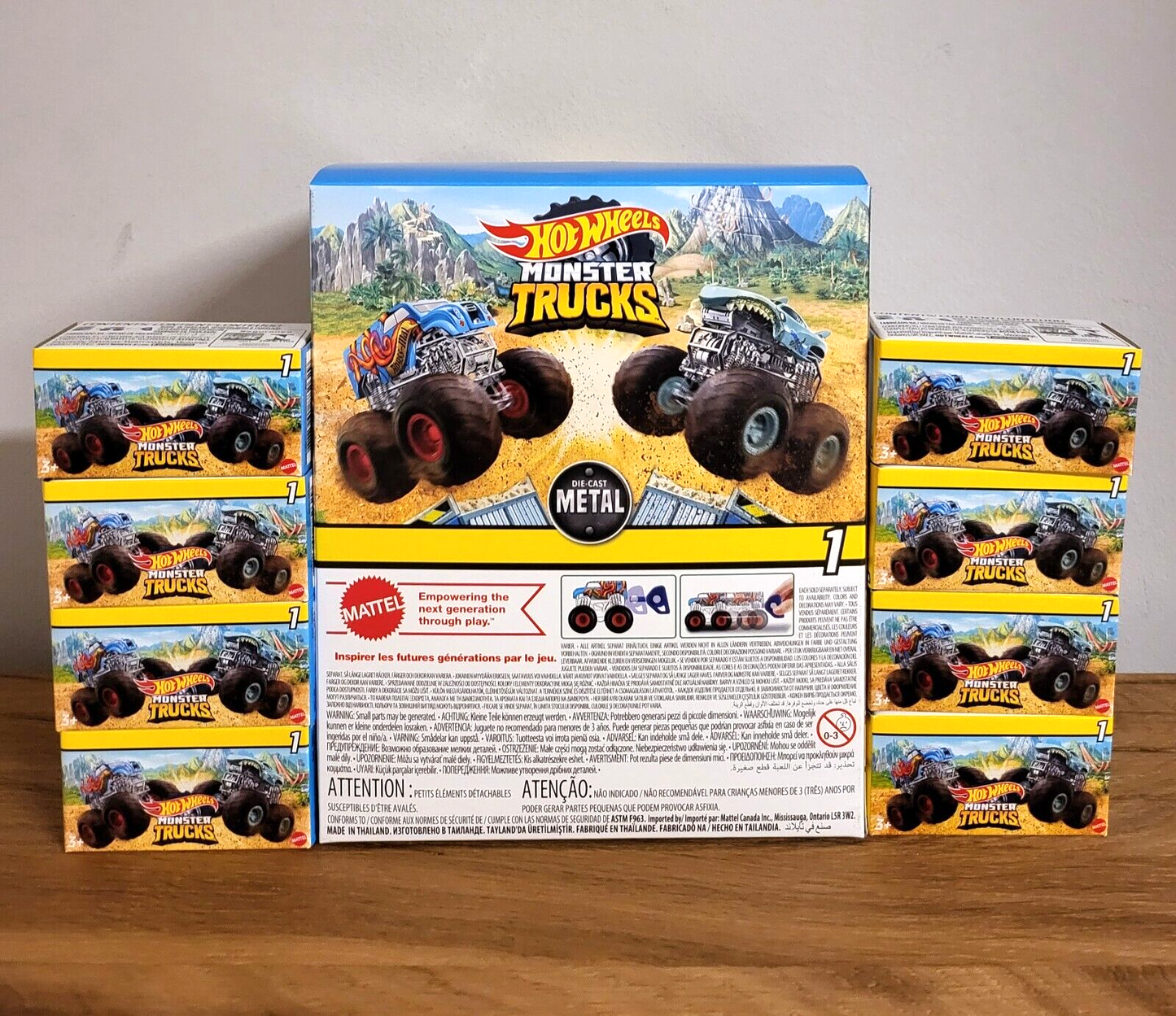 Hot Wheels Monster Trucks Sammelfiguren Cars Autos Mini Truck im Blindpack