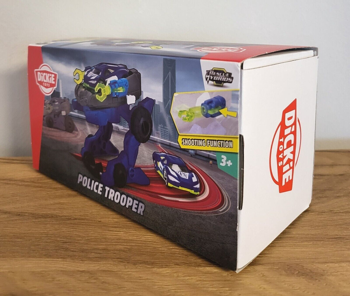 Dickie Roboter Transformer Spielzeugauto Polizei Trooper/Drone Bike/Spider Tank