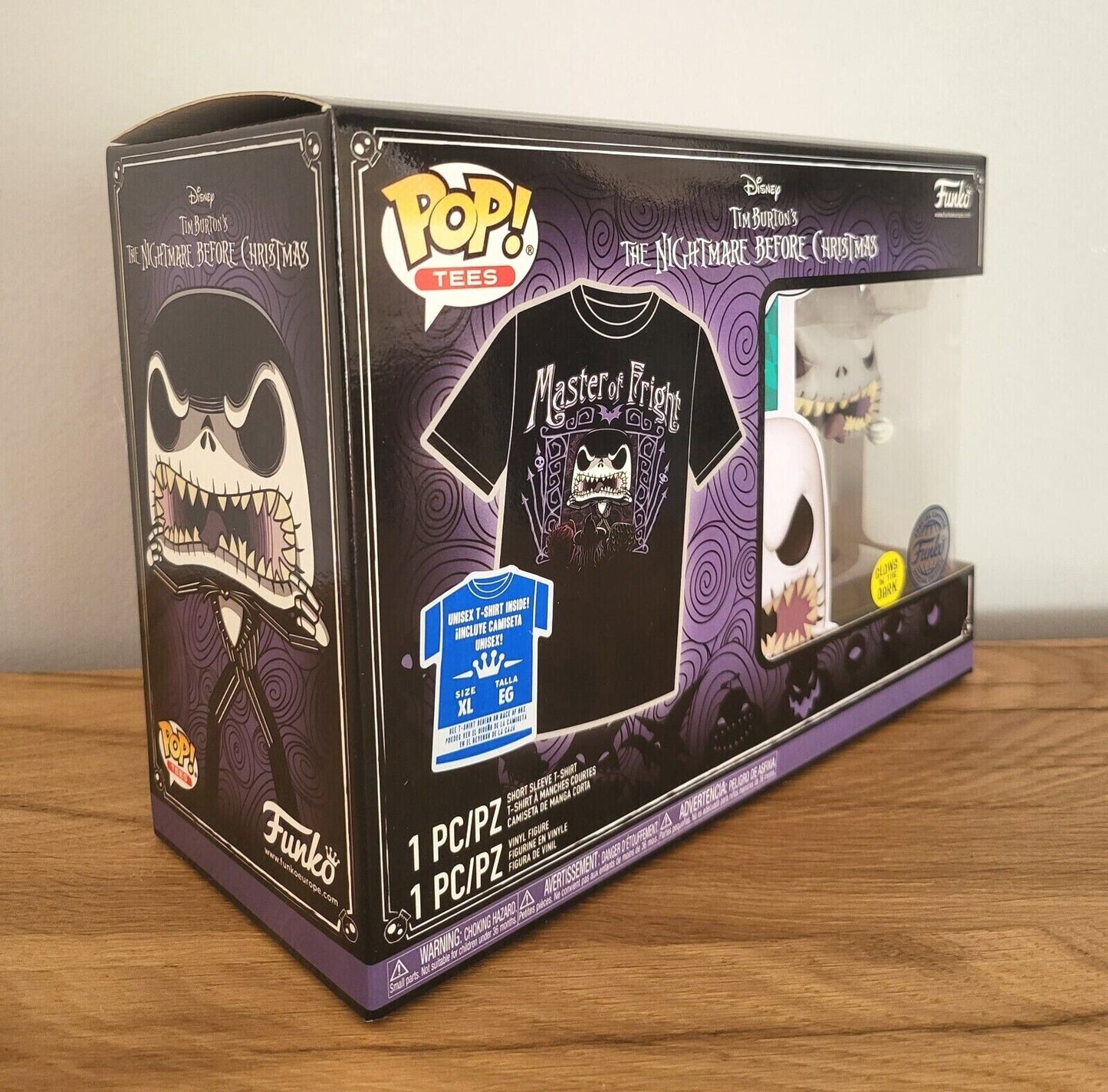 Nightmare Before Christmas POP! Vinyl Figur T-Shirt Set Jack Skellington sortiert NEU & OVP