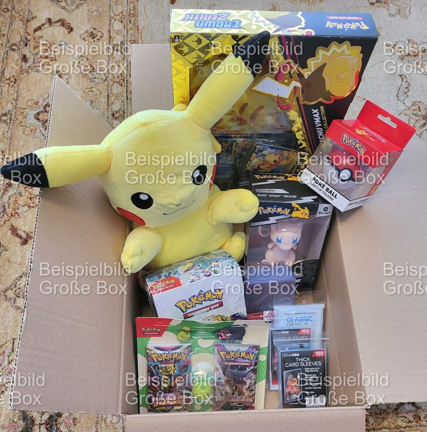 Mystery Paket Box Pokemon TCG Karten Merchandise Neuware Sammeln Überraschung Set Mix NEU