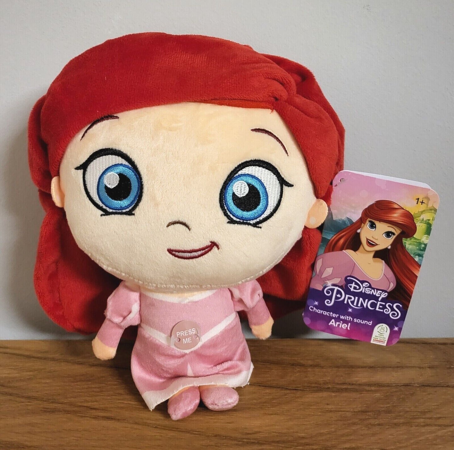 Disney Plüsch Stofftier Prinzessin Ariel/ Cinderella/ Aurora /Schneewittchen SOUND ca.25 cm