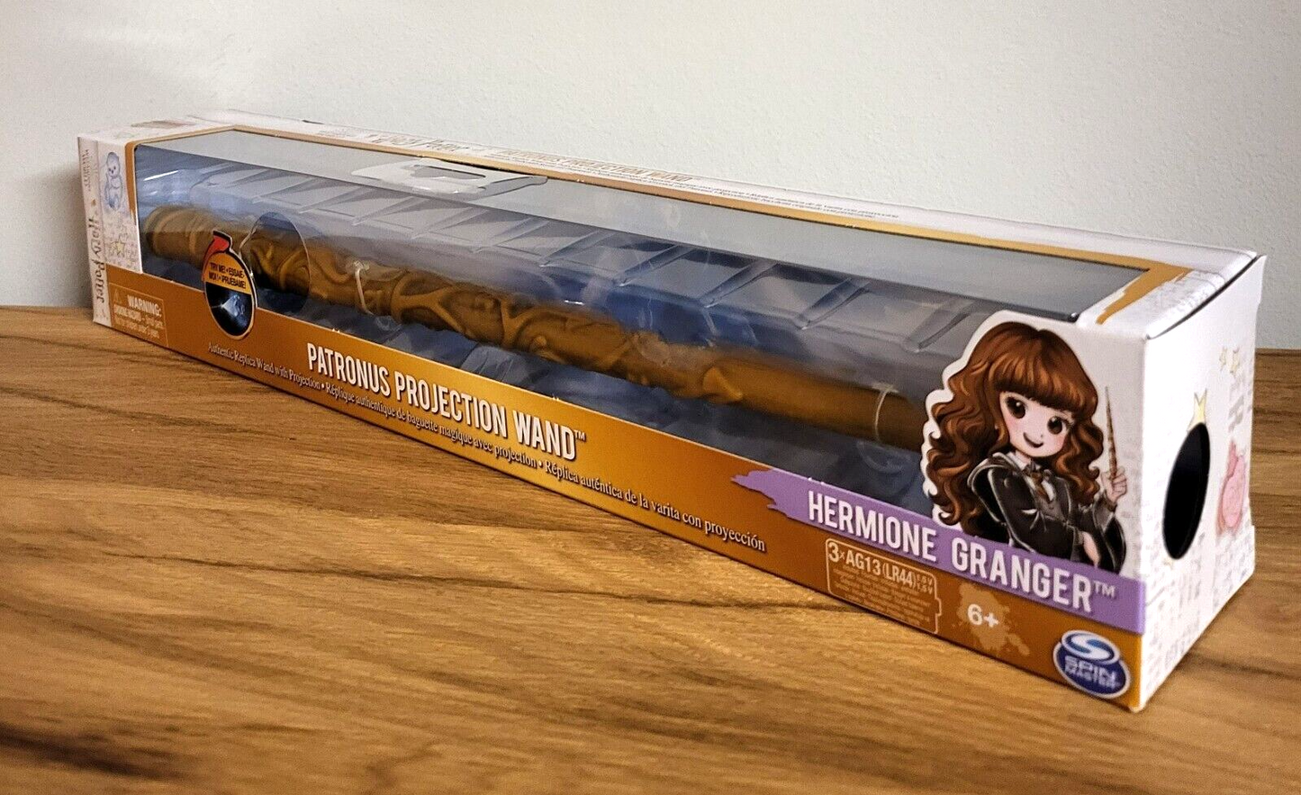 Harry Potter Leuchtzauberstab Patronus Projektionsstab Zauberstab Hermine Granger 33cm NEU