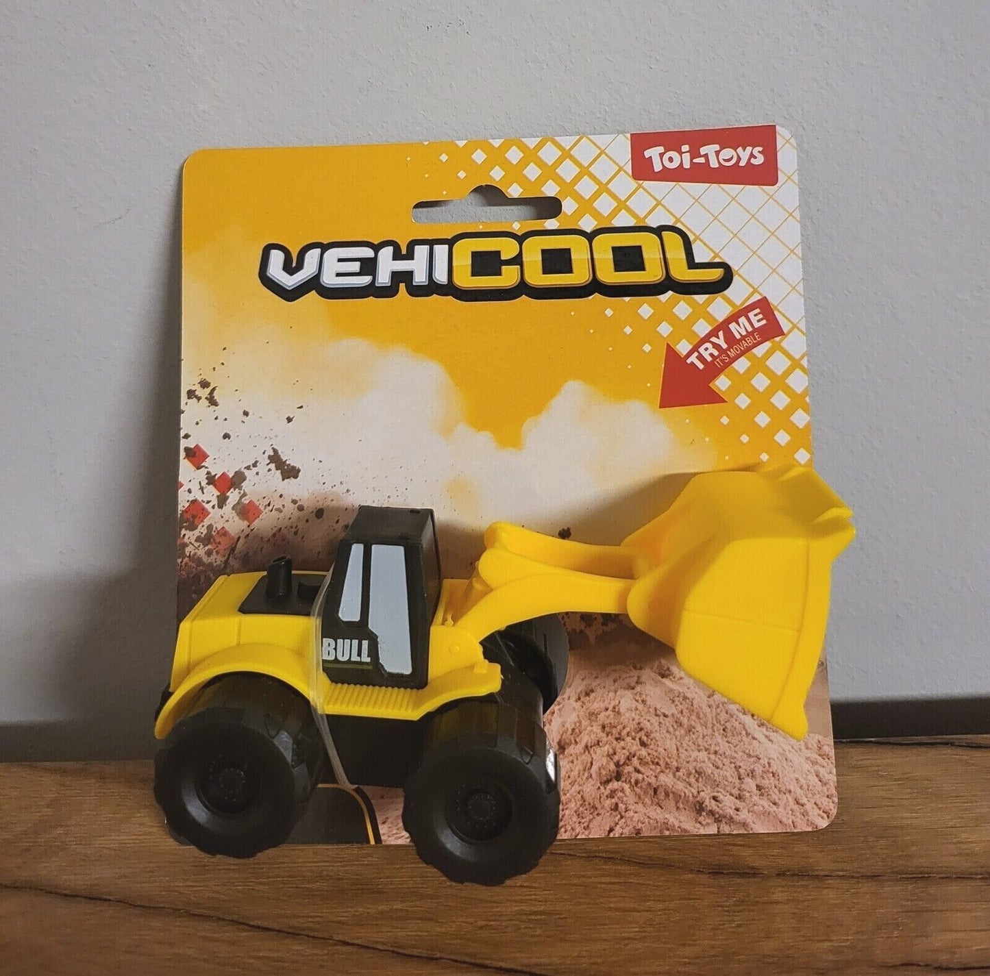 Baufahrzeug Mini Bagger Kippe Radlader Gelenkradlader Spielzeug Kinder Geschenk gelb Auto