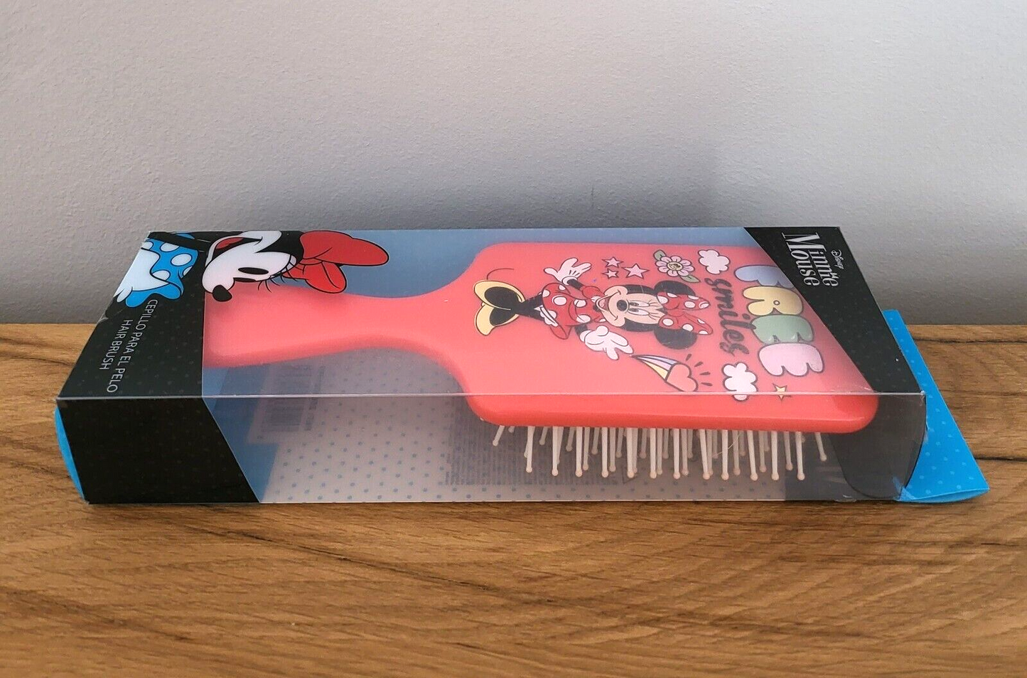Haarbürste Minnie Maus Disney Kinderbürste Kamm rechteckig rot NEU & OVP