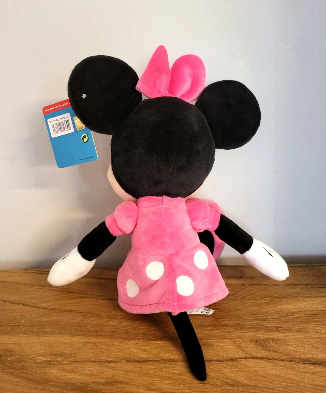 Disney Minnie Maus Plüschtier Stofftier Kuscheltier Kleid rosa Kinder Spielzeug Stofftier NEU
