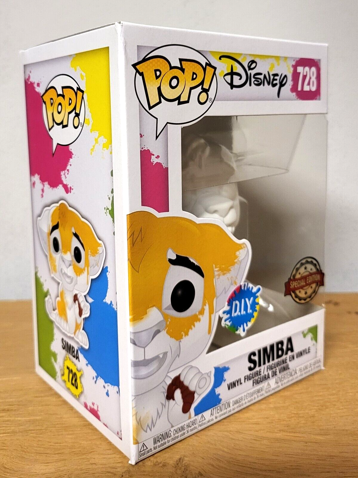 POP! Disney König der Löwen Simba Special/Sonderedition DIY Vinyl Funko #728 NEU