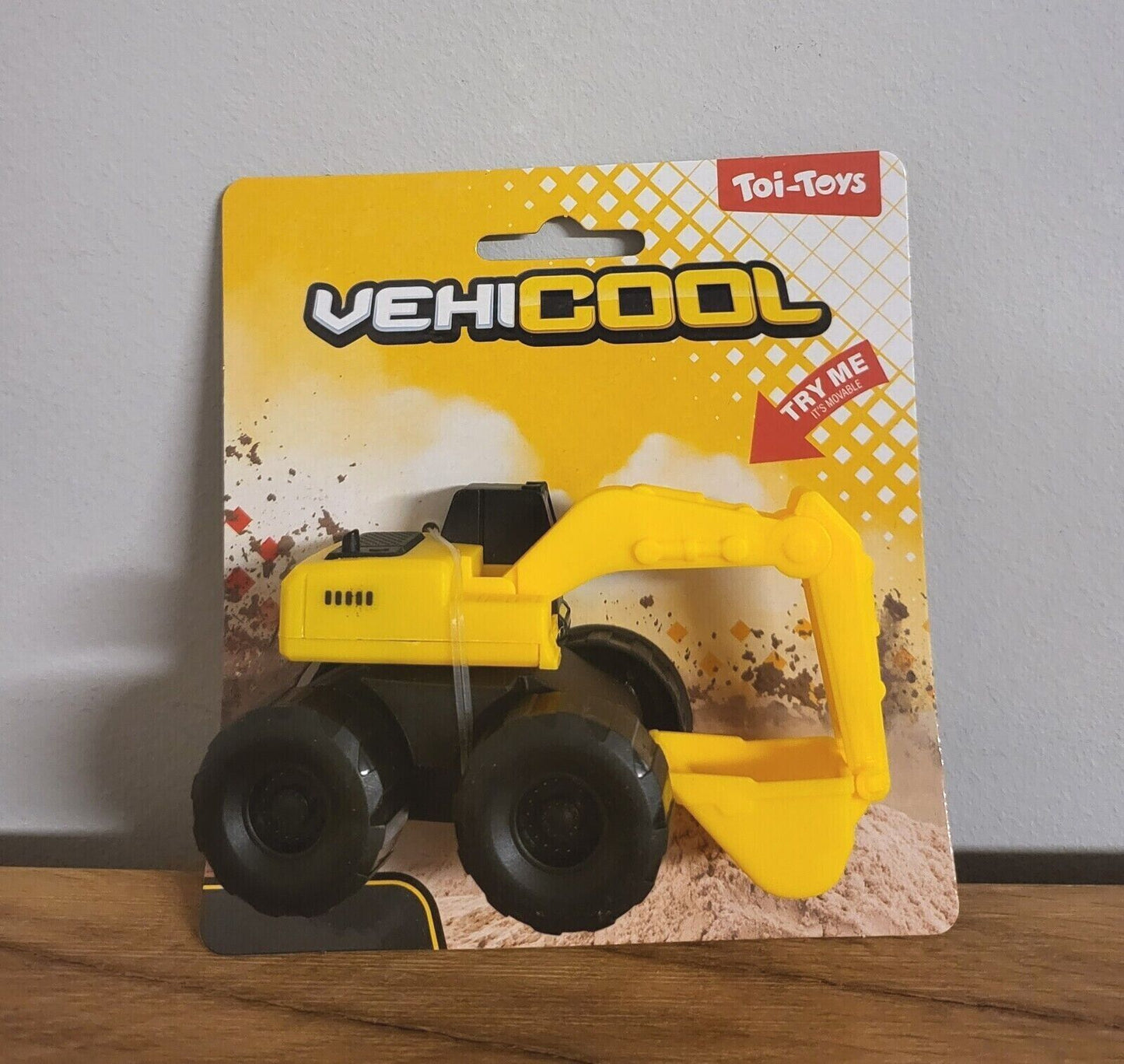 Baufahrzeug Mini Bagger Kippe Radlader Gelenkradlader Spielzeug Kinder Geschenk gelb Auto