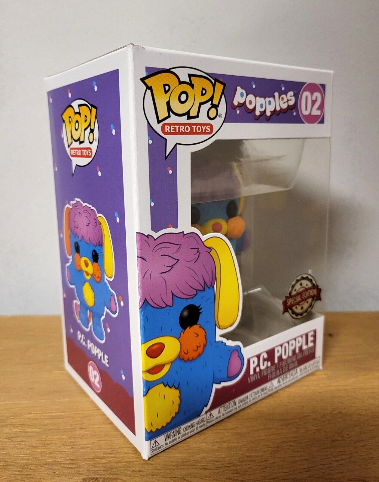 POP! Retro Toys Popples#02 P.C.Popple Special/Sonderedition Funko Vinylfigul NEU