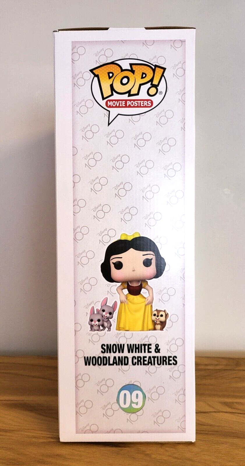 Disney 100 Jahre/ 100th Anniversary POP Vinyl Figur Movie Posters Schneewittchen HARTCASE #09 NEU
