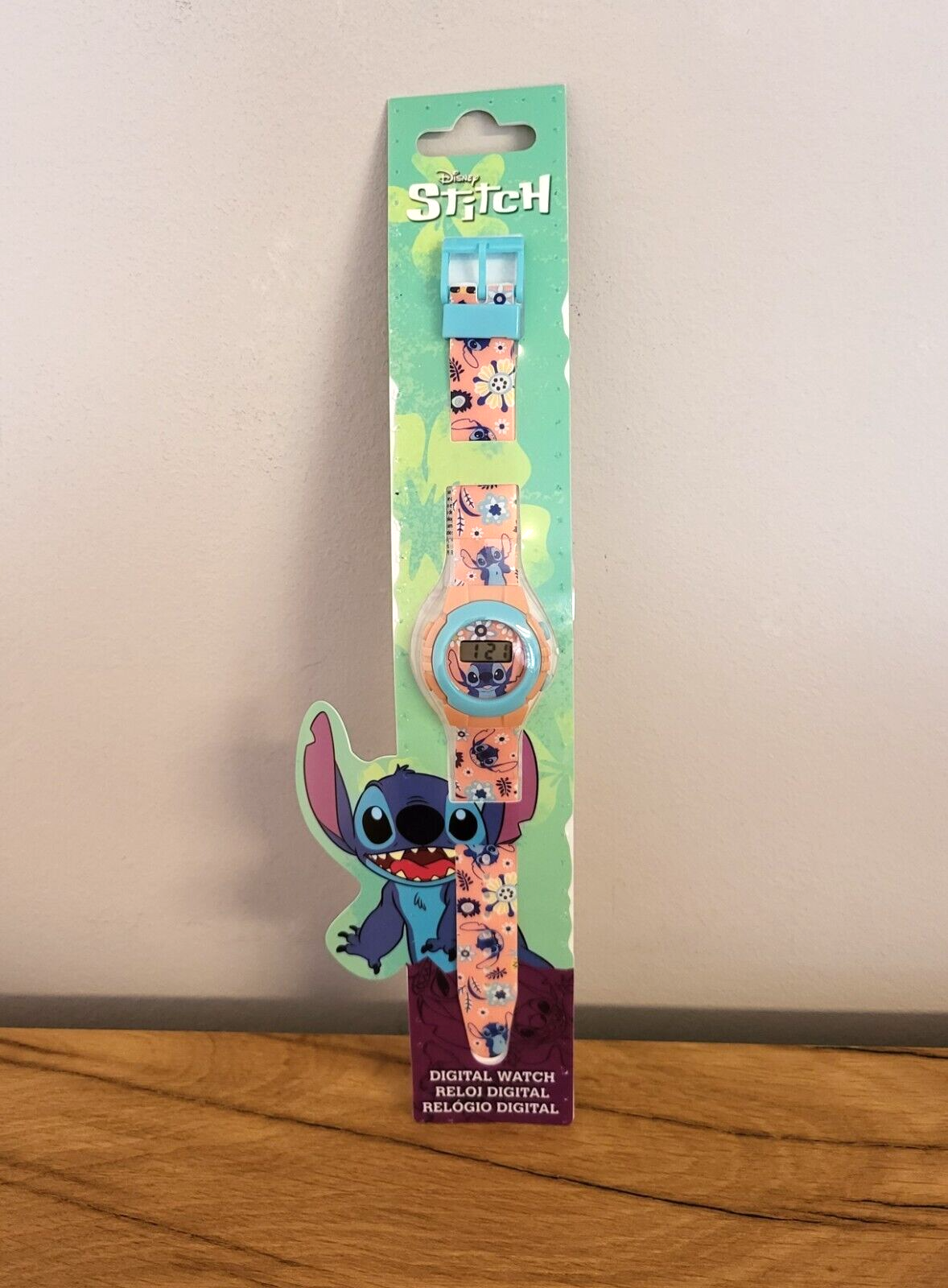 Disney Lilo & Stitch Kinderuhr Digitaluhr schlanke Armbanduhr Uhr Spiel NEU&OVP