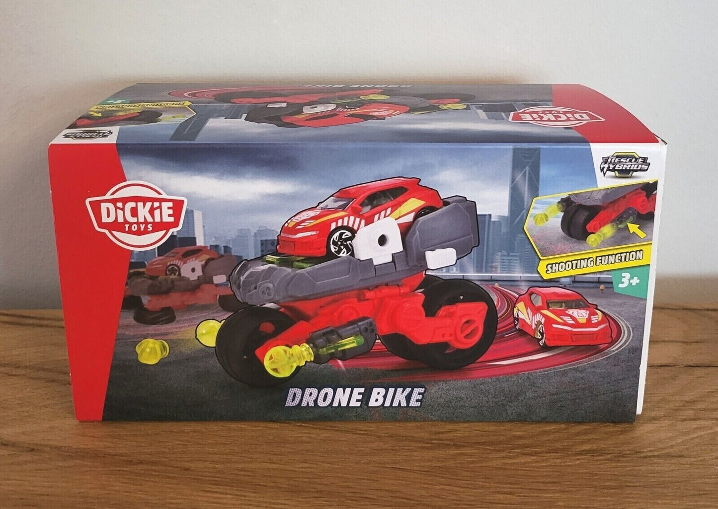 Dickie Roboter Transformer Spielzeugauto Polizei Trooper/Drone Bike/Spider Tank