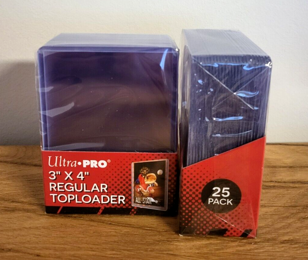 Ultra Pro Regular Toploader 3x4 Kartenhüllen TCG 50 Stück für Pokemon, Magic NEU