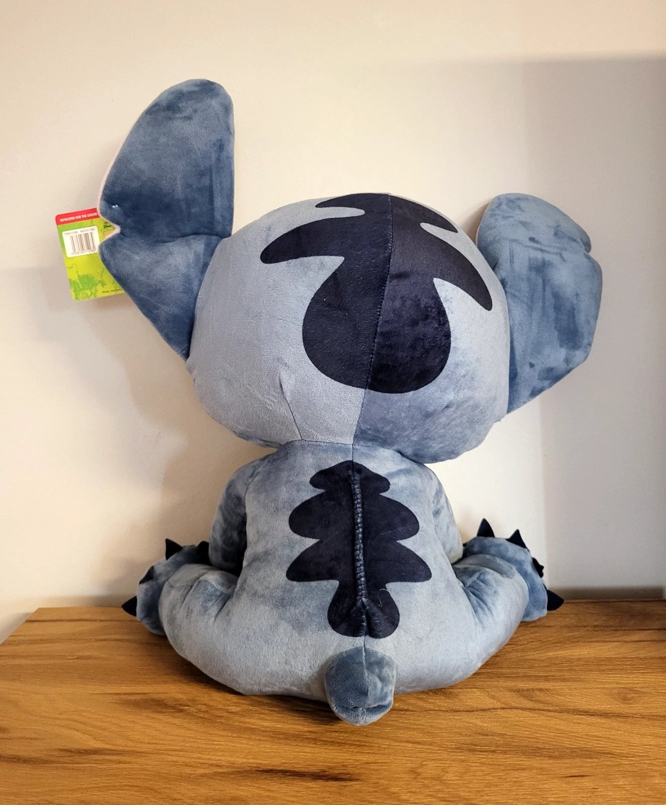 Disney Stitch XXL Plüsch groß Stofftier sitzend Plüschtier großer Kopf Kuscheltier Merch 50 cm Kino Real Film NEU