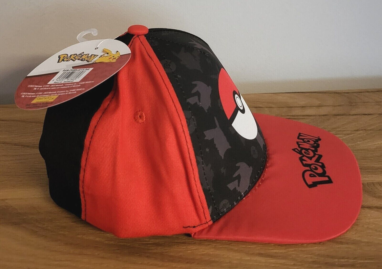 Pokemon Pikachu Pokeball Kinder Basecap Kappe Mütze Cap Sonnenschutz Sport Gr.52/54 NEU