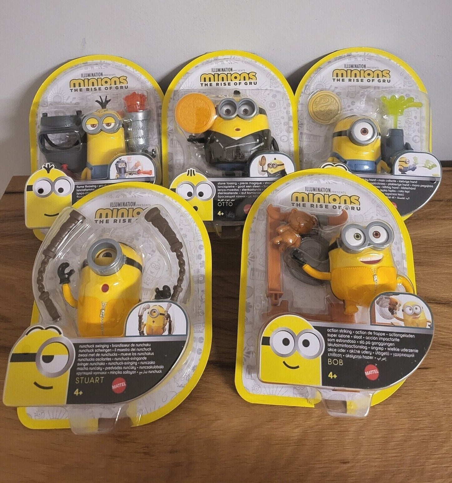 Minions Actionfigur Spielzeug Bob / Stuart / Otto / Kevin Spielfigur Zubehör Kinder ca. 10cm sortiert