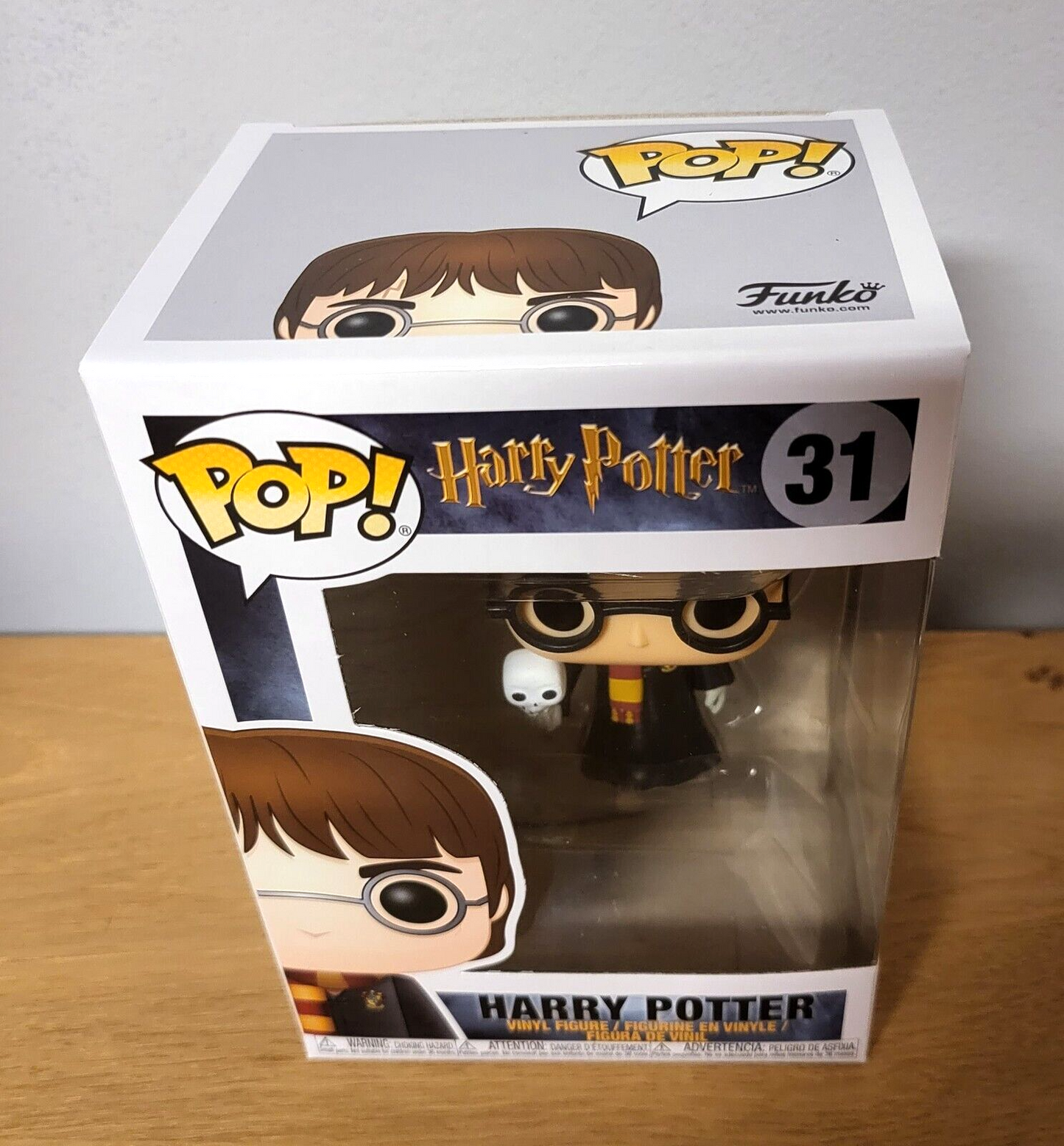 Harry Potter Funko POP! Figur Harry with Hedwig #31 Vinylfigur Sammeln NEU & OVP